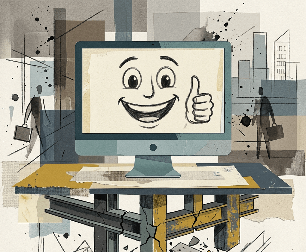 A generic AI chatbot enthusiastically validating a Lean Six Sigma practitioner's shaky project work instead of challenging it — the AI cheerleader trap