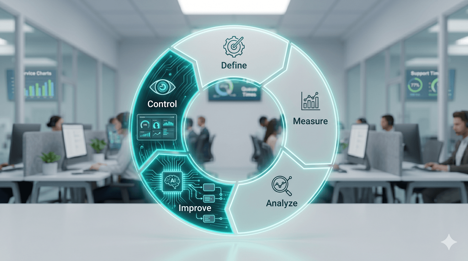 DMAIC transformation powered by AI and workflow automation